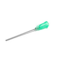 18 Gauge 1.5in Blunt Tip Dispensing Syringe Needle, Green 20 PCS | Industrial Precision Applicator, Luer Lock, Glue and Liquid Transfer Tools, Compatible with All Kinds of Syringes - size: 18Ga x 1.5＂