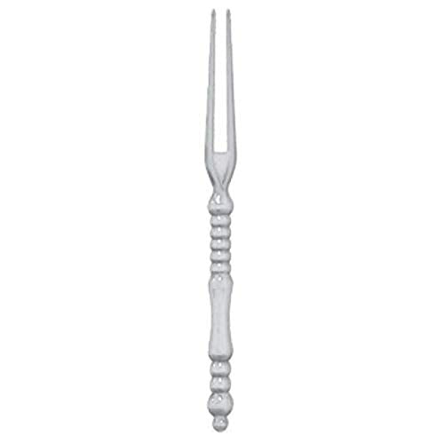 Elegant Silver Translucent Pick Forks - 4", Disposable Mini Appetizer Forks - Perfect for Weddings, Parties, and Social Events, Pack of 150 - size: Pack of 150