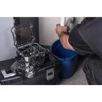 Husky 12 in. 9-Compartment Waterproof Heavy-Duty Storage Bin Small Parts Organizer