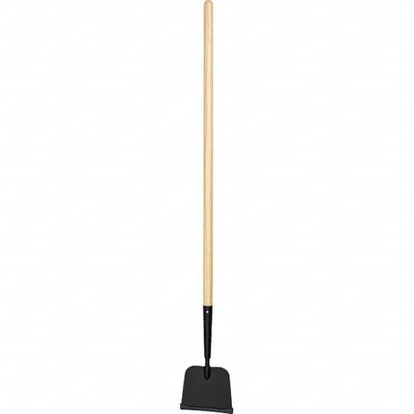 PRO SOURCE Sidewalk/Ice Scraper: 48" Wood Handle, 7" Wide x 4" High Steel Blade