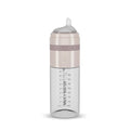 MILK & WATER Glass All-in-One Baby Bottle with Anti Colic Nipple - color: Dusty Pink
