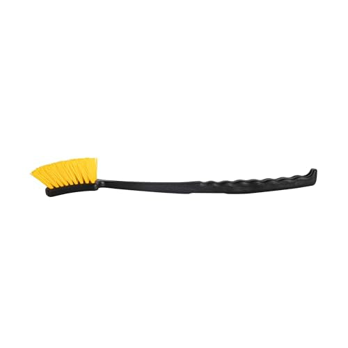Restaurantware Scrub Brush 4 Count of 20 Inch Long Handled Scrubbing Brush, Ergonomic Design, Stiff Yellow Plastic Bristles, for Commercial Kitchen, Restaurant Or Home - size: 20 1/2"