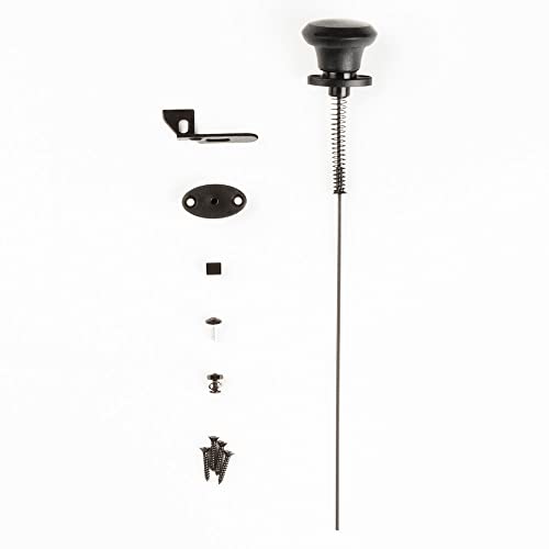 National Hardware Gate Latch Cable Pull, 10 3/4 in, Spring Loaded, Black | Opens the Latch From Either Side, Fits 2.5 in to 4 in Posts; WeatherGuard Rust-Resistant Finish, Easy Install - size: 40"
