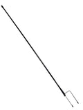Electric Poultry Netting Replacement Pole – 48" Heavy-Duty Fiberglass Post with Metal Stakes for Electric Fence Kits – Durable, Easy Setup, Compatible with Most Poultry Netting Systems