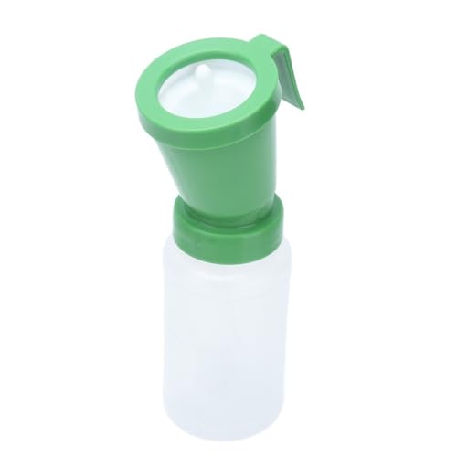 Green Plastic Teat Dip Cup, 300cc Livestock Teat Cleansing Container for Cattle, Sheep and Goats
