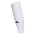 adidas Unisex Metro Soccer Socks or Calf Sleeves (1 Pair) Over-the-Calf | Unisex, 1-Pack, Cushioned Impact Zones, Moisture-Wicking, Calf Compression, Versatile Layering, Game & Practice Ready - color: White/Black/Calf Sleeve, size: Large, style: Calf Slee