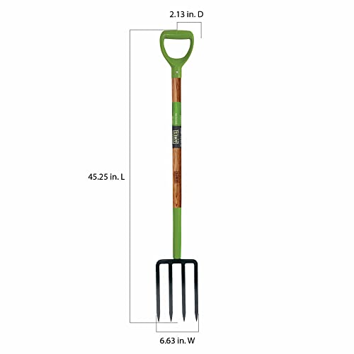 The AMES 2826200 Ames 4-Tine Forged Spading Fork - style: Spading Fork