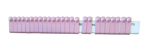 Jiffy Wing Bands Numbered - NOT Stamped Aluminum Chicken Pheasant Poultry Duck Wing Identification Tags (100, Pink) - color: Pink
