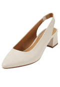 Comfortview Women's Wide Width The MEA Slingback - color: Bone, size: 10 X-Wide