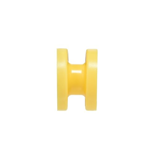 Donut Corner Post Electric Fence Insulators, Yellow, 40 | Polywire Insulator for Farm Fence - color: yellow, size: 40