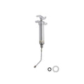 20ML Syringe with Drench Nozzle, Adjustable Dosage Detachable Drench Livestock Birds Feeding Syringe Gun for Cats Dogs Kitten Puppy Bunny Small Animals Newborn Pet Feeder Nursing Supplies (S-20ML) - size: S-20ML