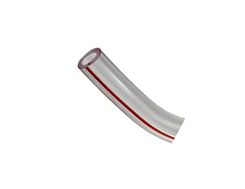 Milk Hose/Tube Transparent Food Grade for Cow Or Goat Milking Machines 7Ft Long by Melasty (5/8 Inch ID) (7ft)