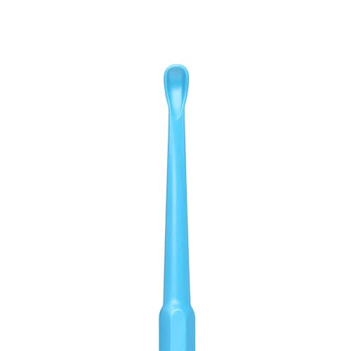 Disposable Ear Curettes, Ear Wax Removal Tool - Blue 4mm Adult Spoon Tip, Individually Packed, 50pcs - color: Blue - 4 Mm - Spoon Tip