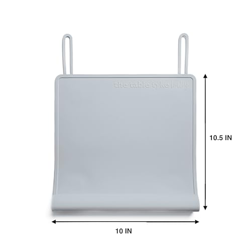 Silicone Placemat with Table Edge Bumper for Baby Toddler Suction Cup Safety Mat (Sky Blue) - color: Sky Blue, size: 10.5" Baby