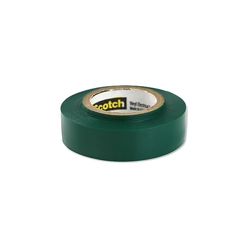 3M Scotch Electrical Tape 35, 1/2 in x 20 ft, 1 Short Roll, White - color: White, size: 1/2 in x 20 ft