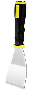 ALLWAY BS3 Soft-Grip Bent Scraper, 3" | Heavy Duty, Extendable with Pole Socket, Hammer End