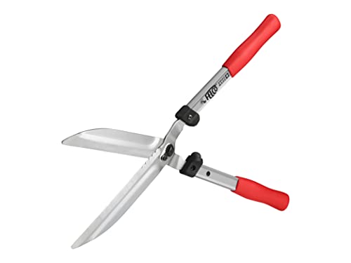 FELCO F250-57 Swiss Made Hedge Shears for Gardening – 22" Lightweight Precision Clippers for Shrub Trimming | Hedge Scissors | Trimmer Tool with Chromed Carbon Blades | I-Beam Handles