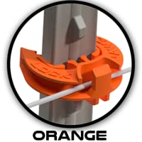 T-360 Electric Fence T-Post Insulator - Orange (Bulk Qty: 250)