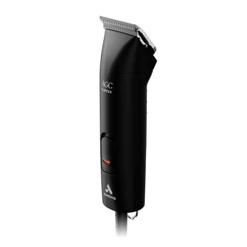 Andis 24675 UltraEdge 2-Speed Detachable Blade Clipper, 120V, Black | Runs cool & quiet, shatter-proof housing, for all coats & breeds, dog grooming clipper - size: Clipper