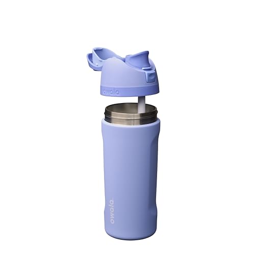 Owala FreeSip Kids Stainless Steel Water Bottle 16 oz Out of the Blue - color: Out of the Blue, size: 16 Ounces