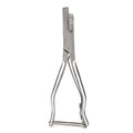 Ear Tag Plier Stainless Steel, Pig Ear Tag Pliers, Ear Tag Plier, Ergoesnomic Veterinary Ear Notcher Tool for Cattle, Sheep, Goats Identification (V Shape)