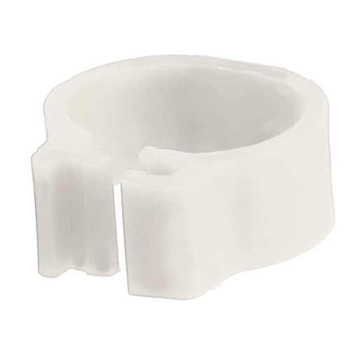 100PCS Numbered Leg Bands, 8mm Inner Diameter | Color-Coded Identification for Hatches, Durable Plastic Resists Cracking, Clip-On Design No Extra Tools, Organize Breeding Re