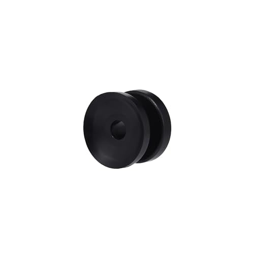 Donut Corner Post Electric Fence Insulators, Black, 20 | Polywire Insulator, For Electric Fence, Farm Fence - color: black, size: 20