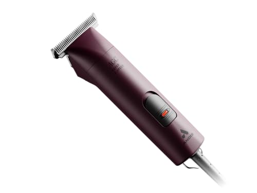 Andis 23330 AGC Super 2-Speed Horse Clipper, Includes T-84 Blade, Burgundy | Cool & quiet running, extra-wide detachable blade, professional horse & pet grooming clipper