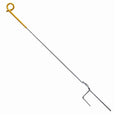 Dare 3600 Pig Tail Step-in Post, 9/32-In, Heavy-Duty, Galvanized Steel Rod, for Temporary Fencing - Quantity 1
