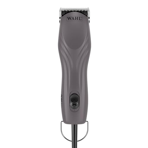 Wahl Pro Animal KM10+ Corded Clipper, Cats, Dogs & Horses, Purple | #10 Prime Series Blade, LOCKGUARD Technology, Textured Housing with Lightweight Design, Fits Cats, Dogs, and Horses