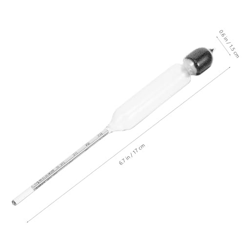 MAGICLULU Lactometer Hydrometer for Milk Density Measurement Portable Manual Dairy Lactate Meter Kitchen Supply Tool 6.69In