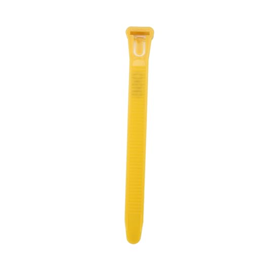 100pcs Chicken Leg Bands Rubber Chicken Identification Leg Bands Adjustable Duck Leg Bands Fadeless Numbered Poultry Chicken Identification Leg Tags for Farm Turkey Duck Chicken - color: Yellow