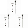National Hardware N109-070 Gate Latch Cable Pull, Black (Pack of 3) - size: 40" (Pack of 3)