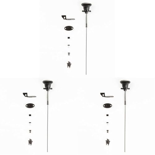 National Hardware N109-070 Gate Latch Cable Pull, Black (Pack of 3) - size: 40" (Pack of 3)
