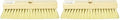 08755 Tampico Deck Scrub Brush with 1 Tapered and 1 Threaded Hole, 10-Inch (Pack of 2) - size: 1 Count (Pack of 2)