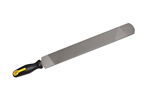 14 Inch Horseshoe File with Rubber Handle, Hoof Rasp,Farrier File Tool for Horse Goat Cow Hooves - size: 14 inch