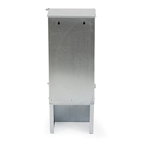 Brower 11H Single Door Automatic Easy Hog Feeder for Supplemental Feeding, 4 Week Old Piglets to Adult Sows, Farm Accessory, 1.5 Bushel or 50 Pounds