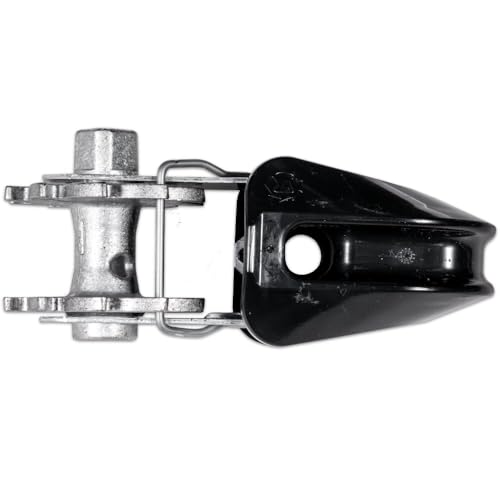 Strainrite® DuraShield Ratchet Strainer for Electric Fencing – 9-Pack | Galvanized frame, die-cast aluminum spool. UV & weather resistant. Insulated — reduces shorts in wet or debris-prone areas.
