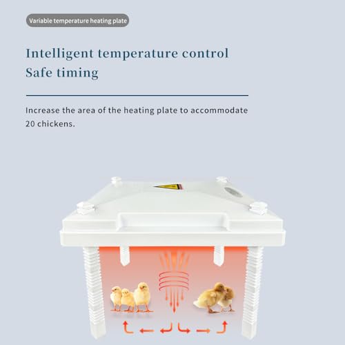 Chicken Coop Heater 20 Watts Heat Chicken Heater Energy Efficient Design Safer Than Brooder Lamps Heater for Chicken Coop