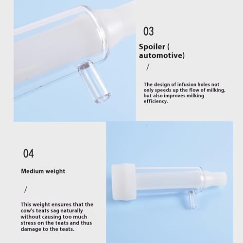 Goat Use Milking Cup Silicone PC Milking Machine Replacement Part Milking Liners for and Goat Dairyfarm Supply