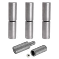 4 Pcs Weldable Barrel Hinges 4⅛ x 1" Heavy Duty Steel Weld On Bullet Gate Hinge 1200 lbs Load Capacity for Metal Swing Door,Trailer Ramp Gate, ½ Dia Pin,Ball Bearing Detachable Hinges
