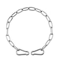 Gate Chain for Outdoor Fence - Rustproof Metal Gate Latch Chain with Hooks, Secure and Durable for Garden, Yard, and Farm Use - Easy Installation, Weather Resistant (1 Pack) - size: 20inch-1PCS