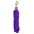 5/8" x 8' Nylon Horse Lead Rope with Cast Iron Hardware(Purple) | Durable nylon material, cast iron hardware, ideal for daily use, training and showing. - color: Purple