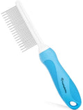 Grooming Comb for Long & Curly Hair in Dogs & Cats - Top Pet Detangler Brush - Removes & Prevents Matted Fur - Perfect for Goldendoodle, Poodle Mixes, and Cat Undercoat | Removes and helps prevent matted fur on goldendoodles, poodle mixes, and cat underco