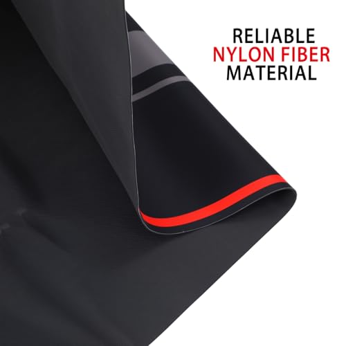 Drydiet Motorcycle Mat Garage Floor Rug Washable Parking Mats for Garage Floors Non Slip Oil Absorbent Pad Rubber Backing Layer Protects Floor(Track Style,98 x 31 Inch) - size: 98 X 31 Inch, style: Track Style