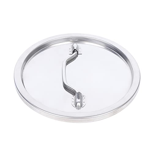 Stainless Steel Milk Bucket Lid, Durable Universal Lid with Embedded Silicone Seal Ring for 12L/20L/30L/40L/50L/60L Milk Bucket - color: Lid