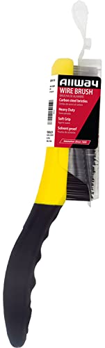 ALLWAY SB416 Carbon Steel Wire Brush with Shoe Handle - style: Carbon Steel Wire Brush with Shoe Handle