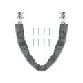 "Nuk3y Heavy Duty Storm Crash Chain with Solid Brass Bracket (Stainless Steel, 20-1/2"")" - color: Stainless Steel, size: "20-1/2"""