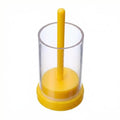 Queen Catcher Marking Bottle for Queen Bees, Clear Tube with Mesh Plunger, Yellow 1 Pack, Beekeeping Tool for Hive Inspections and Controlled Marking