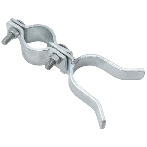 VIVIDA 1-3/8" x 1-5/8" Chain Link Gate Latch, Fence Gate Fork Latch, 1 PCS | Galvanized Fence Gate Lock, Chain Link Fence Parts, Bolts & Nuts Included - size: 1-3/8" x 1-5/8" (1 PCS)
